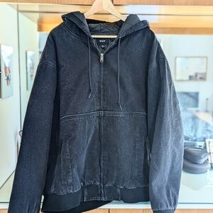 HUF Black Denim Hoodie